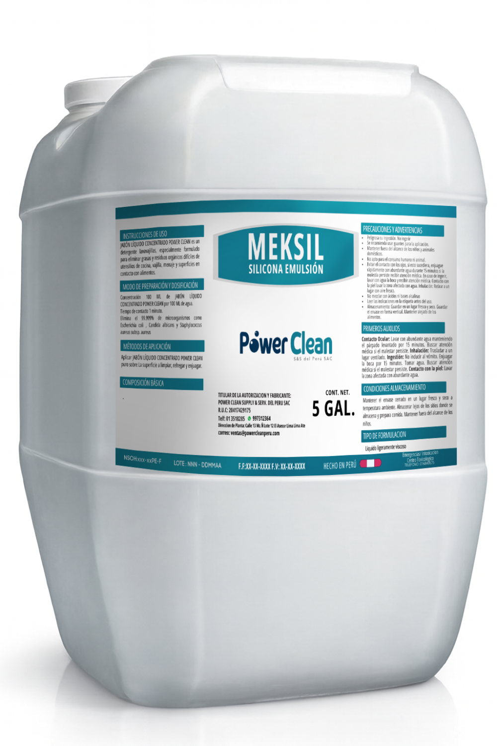 MEKSIL SILICONA EMULSION